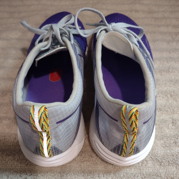 Nike Lunar MTRL + 522346-005 Womens Running Training Shoes Purple Grey Size 10.5 - Picture 4 of 11